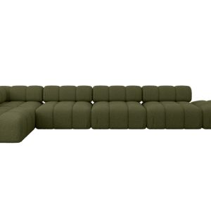 Narożnik lewostronny modułowy FAVIO-L3 475x190x70 cm Zielony 707943