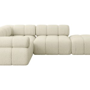 Narożnik lewostronny modułowy FELTO-L1 285x190x70 cm Beżowy 684568