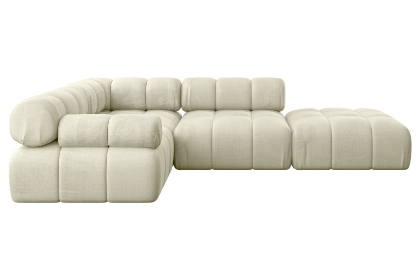 Narożnik lewostronny modułowy FELTO-L1 285x190x70 cm Beżowy 684575