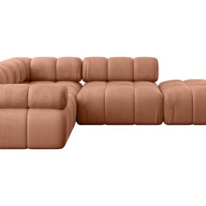 Narożnik lewostronny modułowy FELTO-L1 285x190x70 cm Morelowy 684686
