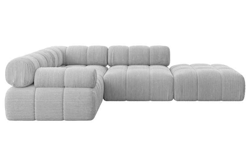 Narożnik lewostronny modułowy FELTO-L1 285x190x70 cm Szary 684495