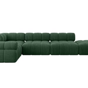 Narożnik lewostronny modułowy FELTO-L2 380x190x70 cm Zielony 684656