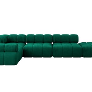 Narożnik lewostronny modułowy FELTO-L2 380x190x70 cm Zielony 684580