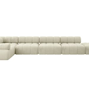 Narożnik lewostronny modułowy FELTO-L3 475x190x70 cm Beżowy 684355