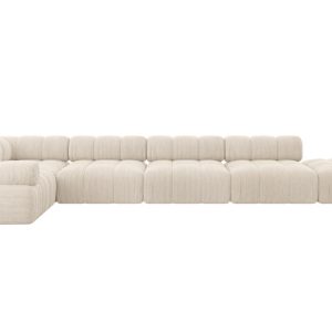 Narożnik lewostronny modułowy FELTO-L3 475x190x70 cm Beżowy 684394