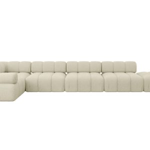Narożnik lewostronny modułowy FELTO-L3 475x190x70 cm Beżowy 684251