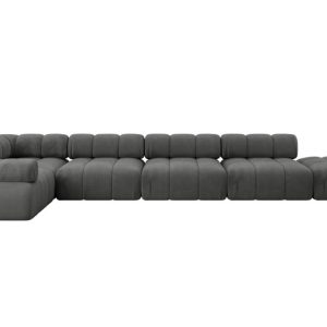 Narożnik lewostronny modułowy FELTO-L3 475x190x70 cm Grafitowy 684254