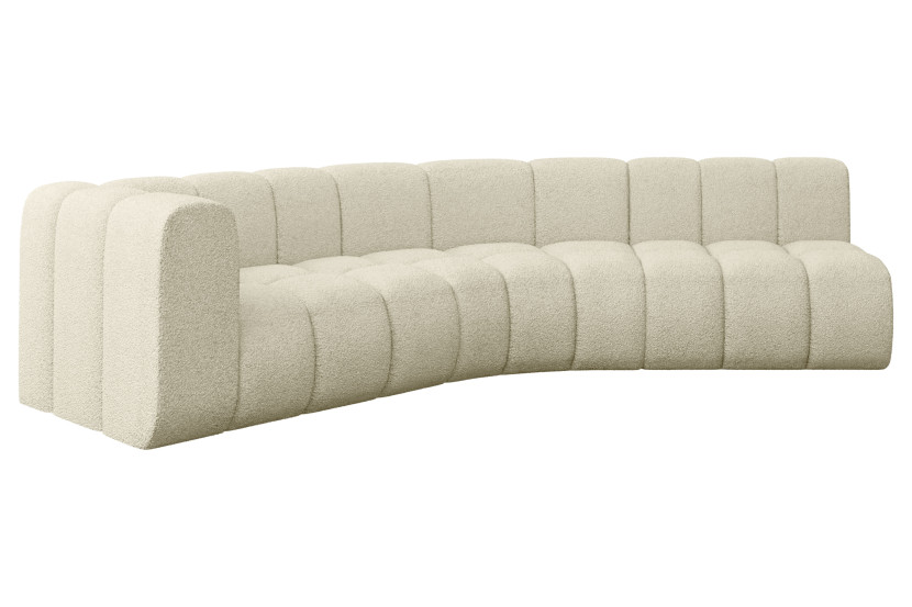 Narożnik lewostronny modułowy Karex-L1 - 308x194x70 cm Beżowy 758349