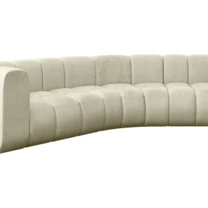 Narożnik lewostronny modułowy Karex-L1 – 308x194x70 cm Beżowy 758143