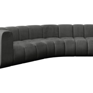 Narożnik lewostronny modułowy Karex-L1 – 308x194x70 cm Grafitowy 758735