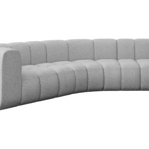 Narożnik lewostronny modułowy Karex-L1 – 308x194x70 cm Jasny szary 758521