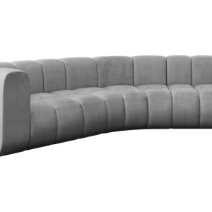 Narożnik lewostronny modułowy Karex-L1 – 308x194x70 cm Jasny szary 758221