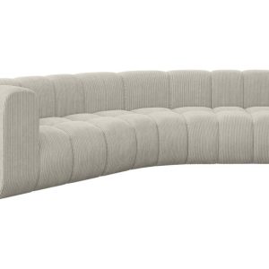 Narożnik lewostronny modułowy Karex-L1 – 308x194x70 cm Kremowy 758151