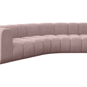 Narożnik lewostronny modułowy Karex-L1 – 308x194x70 cm Różowy 758859