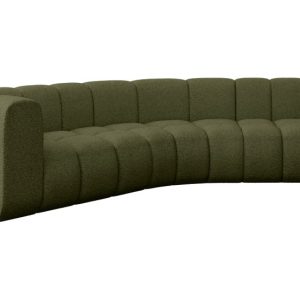Narożnik lewostronny modułowy Karex-L1 – 308x194x70 cm Zielony 758575