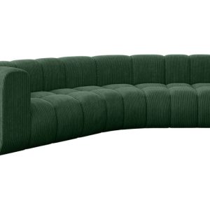 Narożnik lewostronny modułowy Karex-L1 – 308x194x70 cm Zielony 758729