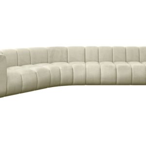 Narożnik lewostronny modułowy Karex-L2 – 399x194x70 cm Beżowy 758851