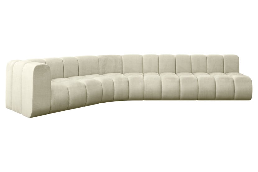 Narożnik lewostronny modułowy Karex-L2 - 399x194x70 cm Beżowy 758851
