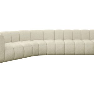 Narożnik lewostronny modułowy Karex-L2 – 399x194x70 cm Beżowy 758227