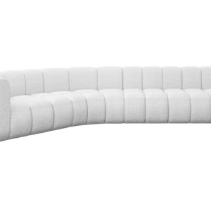 Narożnik lewostronny modułowy Karex-L2 – 399x194x70 cm Biały 758887