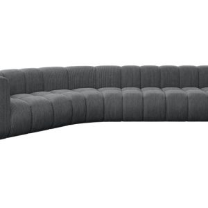 Narożnik lewostronny modułowy Karex-L2 – 399x194x70 cm Grafitowy 758680