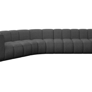 Narożnik lewostronny modułowy Karex-L2 – 399x194x70 cm Szary 758560