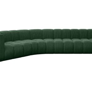 Narożnik lewostronny modułowy Karex-L2 – 399x194x70 cm Zielony 758667