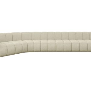 Narożnik lewostronny modułowy Karex-L3 – 490x194x70 cm Beżowy 758749