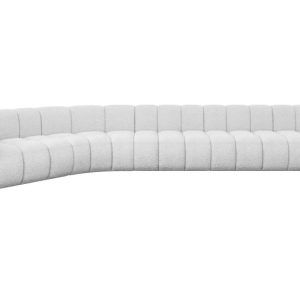 Narożnik lewostronny modułowy Karex-L3 – 490x194x70 cm Biały 758625