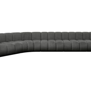 Narożnik lewostronny modułowy Karex-L3 – 490x194x70 cm Grafitowy 758534