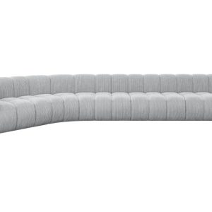 Narożnik lewostronny modułowy Karex-L3 – 490x194x70 cm Szary 758634