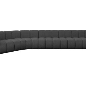Narożnik lewostronny modułowy Karex-L3 – 490x194x70 cm Szary 758500