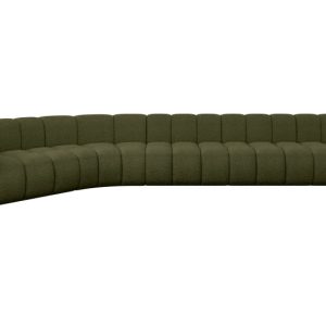 Narożnik lewostronny modułowy Karex-L3 – 490x194x70 cm Zielony 758200