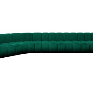 Narożnik lewostronny modułowy Karex-L3 – 490x194x70 cm Zielony 758198