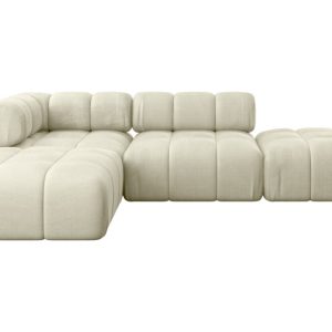 Narożnik lewostronny modułowy KERRU-L1 285x190x70 cm Beżowy 707820