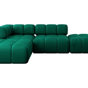 Narożnik lewostronny modułowy KERRU-L1 285x190x70 cm Zielony 707762