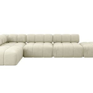 Narożnik lewostronny modułowy KERRU-L2 380x190x70 cm beżowy 692765