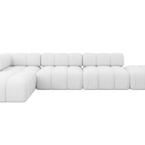 Narożnik lewostronny modułowy KERRU-L2 380x190x70 cm biały 692775