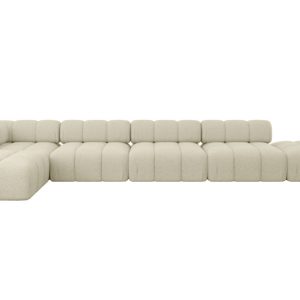 Narożnik lewostronny modułowy KERRU-L3 475x190x70 cm Beżowy 707952