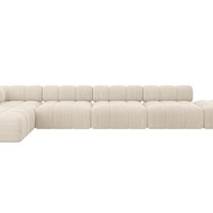 Narożnik lewostronny modułowy KERRU-L3 475x190x70 cm Beżowy 707793