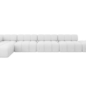 Narożnik lewostronny modułowy KERRU-L3 475x190x70 cm Biały 707980