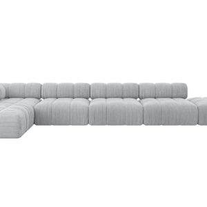 Narożnik lewostronny modułowy KERRU-L3 475x190x70 cm Szary 707928
