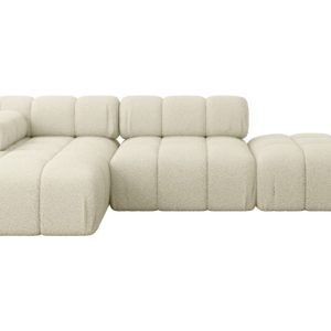 Narożnik lewostronny modułowy LIZUR-L1 285x160x70 cm Beżowy 683278