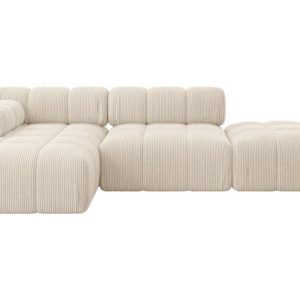Narożnik lewostronny modułowy LIZUR-L1 285x160x70 cm Beżowy 683271