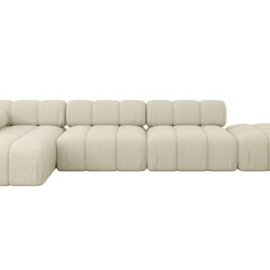 Narożnik lewostronny modułowy LIZUR-L2 380x160x70 cm Beżowy 683328