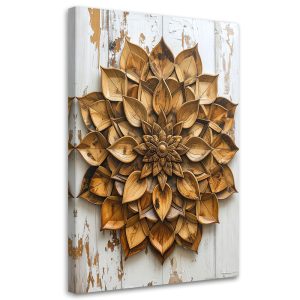 Obraz do salonu sypialni biura gabinetu, Mandala Zen Spa Shabby chic 70×100 885602 Obraz do salonu sypialni biura gabinetu, Mandala Zen Spa Shabby chic 70×100 885602