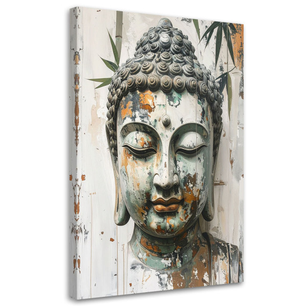 Obraz do salonu sypialni biura, Harmonia Budda Zen Spa Bambus 60x90 883253