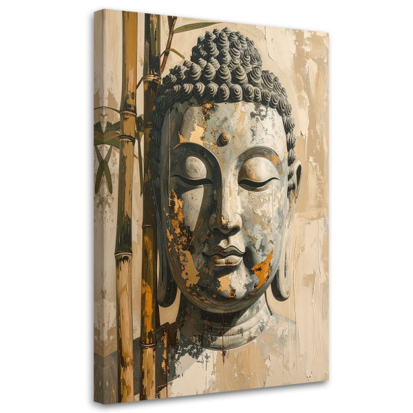 Obraz do salonu sypialni biura, Harmonia Budda Zen Spa imitacja 60x90 886427