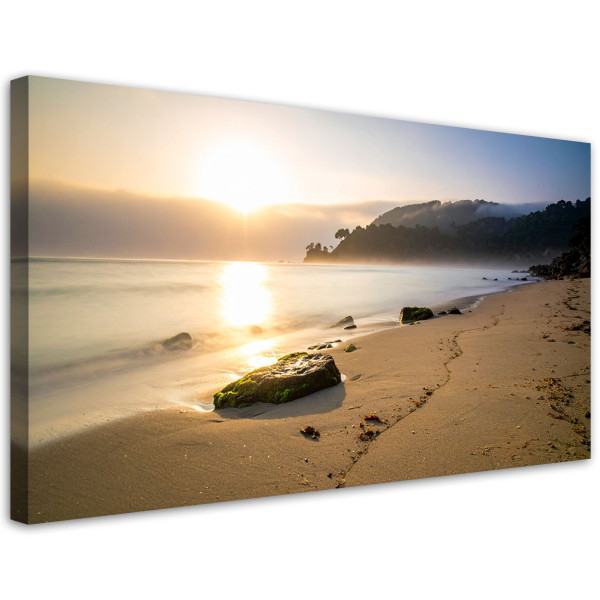Obraz do salonu sypialni biura, Krajobraz morski plaża natura 120x60 888955