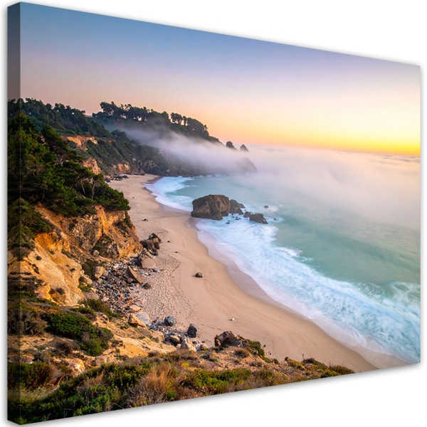 Obraz do salonu sypialni biura, Krajobraz morski plaża natura 60x40 886886
